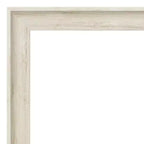 Miroir mural biseauté rectangulaire crème vieilli, 1 personne