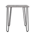 Lavish Home Modern End Table with Hairpin Legs