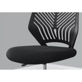 Okak Modern Armless Computer Chair, Ergonomic Office Chair with Adjustable Height, Mesh Swivel Chair for Office, Study, Reading Room, Black
