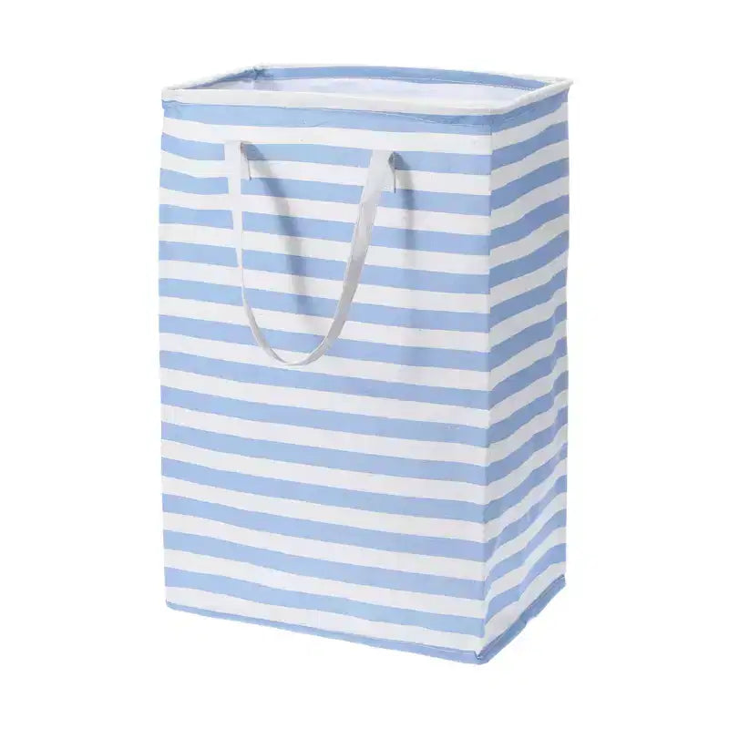 Unique Bargains Large Foldable Waterproof Storage Easy Carry Handles Laundry Basket