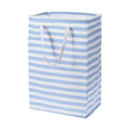 Unique Bargains Large Foldable Waterproof Storage Easy Carry Handles Laundry Basket