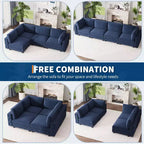 Canapé sectionnel modulaire en L noir, 4 places, revêtu de velours chenille