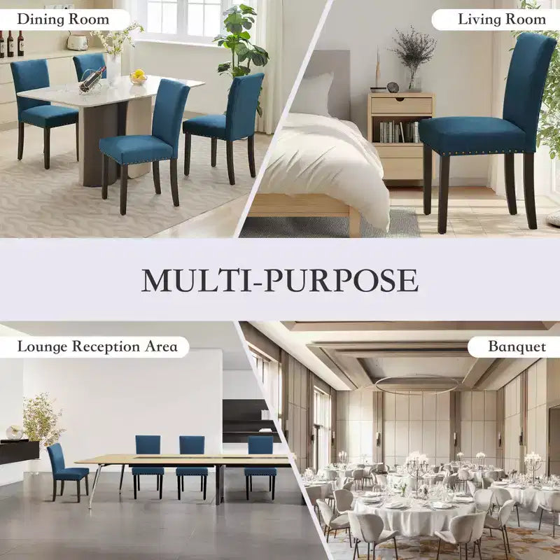 Chaises de salle à manger capitonnées avec accoudoirs, en lin beige, lot de 2