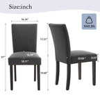 Chaises de salle à manger capitonnées avec accoudoirs, en lin beige, lot de 2