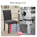 Chaises de salle à manger capitonnées avec accoudoirs, en lin beige, lot de 2