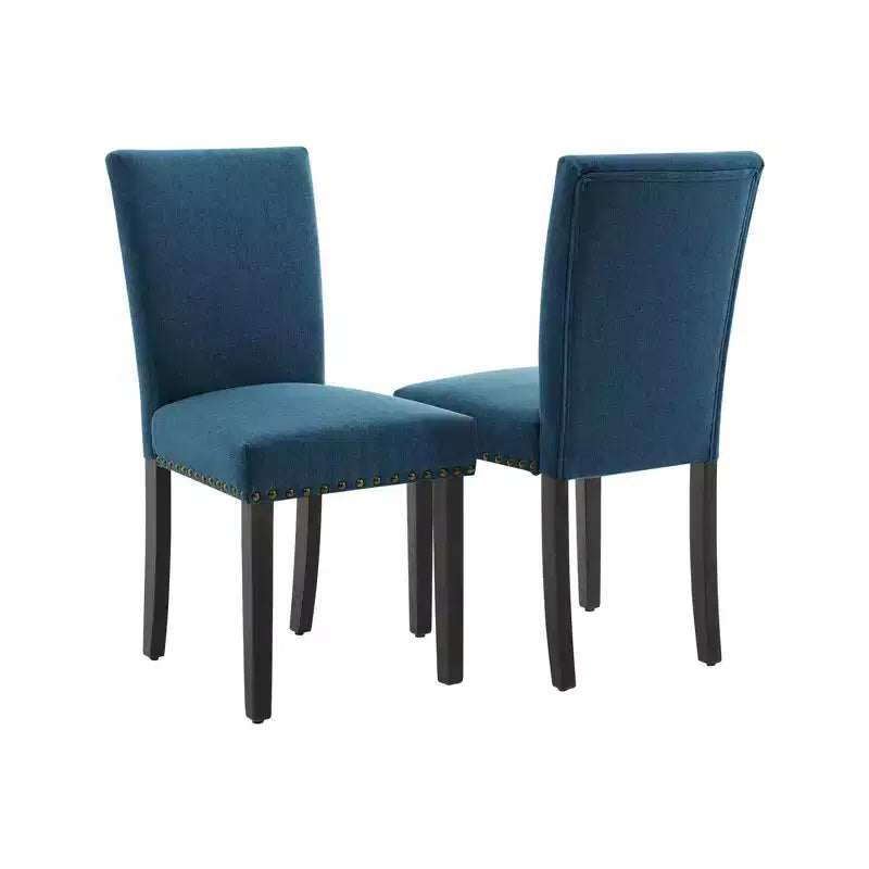 Chaises de salle à manger capitonnées avec accoudoirs, en lin beige, lot de 2