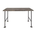 RESTORE Boulder Black Solid Wood Office Desk by Pipe Decor