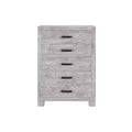 HomeStock 20.67 in.H MDF Vertical Dressers with 14 - Drawers in Gray Finish