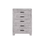 HomeStock 20.67 in.H MDF Vertical Dressers with 14 - Drawers in Gray Finish
