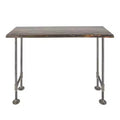 RESTORE Trail Brown Solid Live Edge Wood Console Table by Pipe Decor