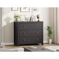 COZONY 3/6/7 Drawer Dresser for Bedroom, 54 Wide Wooden Chest of Drawers, Clothes Storage Cabinet Organizer, Modern Black, Living Room