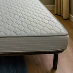 Matelas en mousse à mémoire de forme grise et à ressorts Bonnell, fermeté moyenne, 1-2 personnes