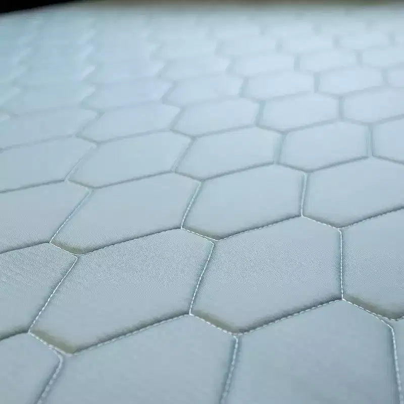 Matelas en mousse à mémoire de forme grise et à ressorts Bonnell, fermeté moyenne, 1-2 personnes