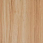 Bibliothèque à 2 portes en rotin naturel et marron – Style Mid-Century, 4 étagères