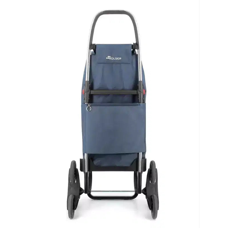 Chariot de courses pliable 6 roues monte-escalier, plusieurs coloris, 1 personne