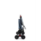 Chariot de courses pliable 6 roues monte-escalier, plusieurs coloris, 1 personne