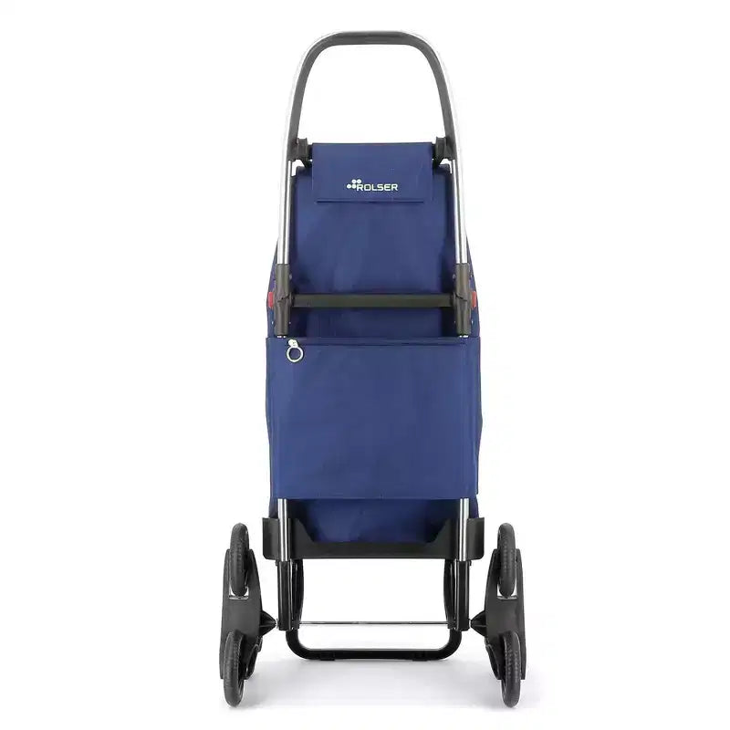 Chariot de courses pliable 6 roues monte-escalier, plusieurs coloris, 1 personne