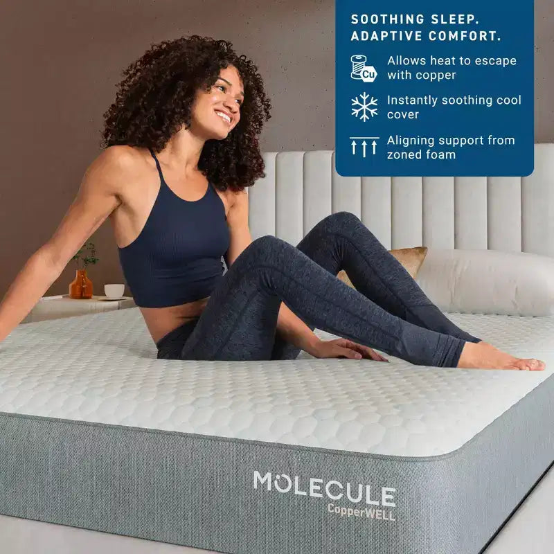 Matelas en mousse à mémoire de forme au gel blanc, 30 cm, 1 personne