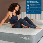 Matelas en mousse à mémoire de forme au gel blanc, 30 cm, 1 personne